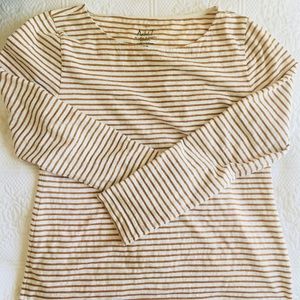Striped Long Sleeve T shirt • J Crew